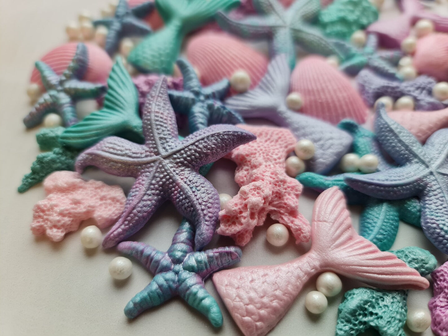 40 Edible Under the Sea Cake Decorations | Mermaid & Ocean Theme