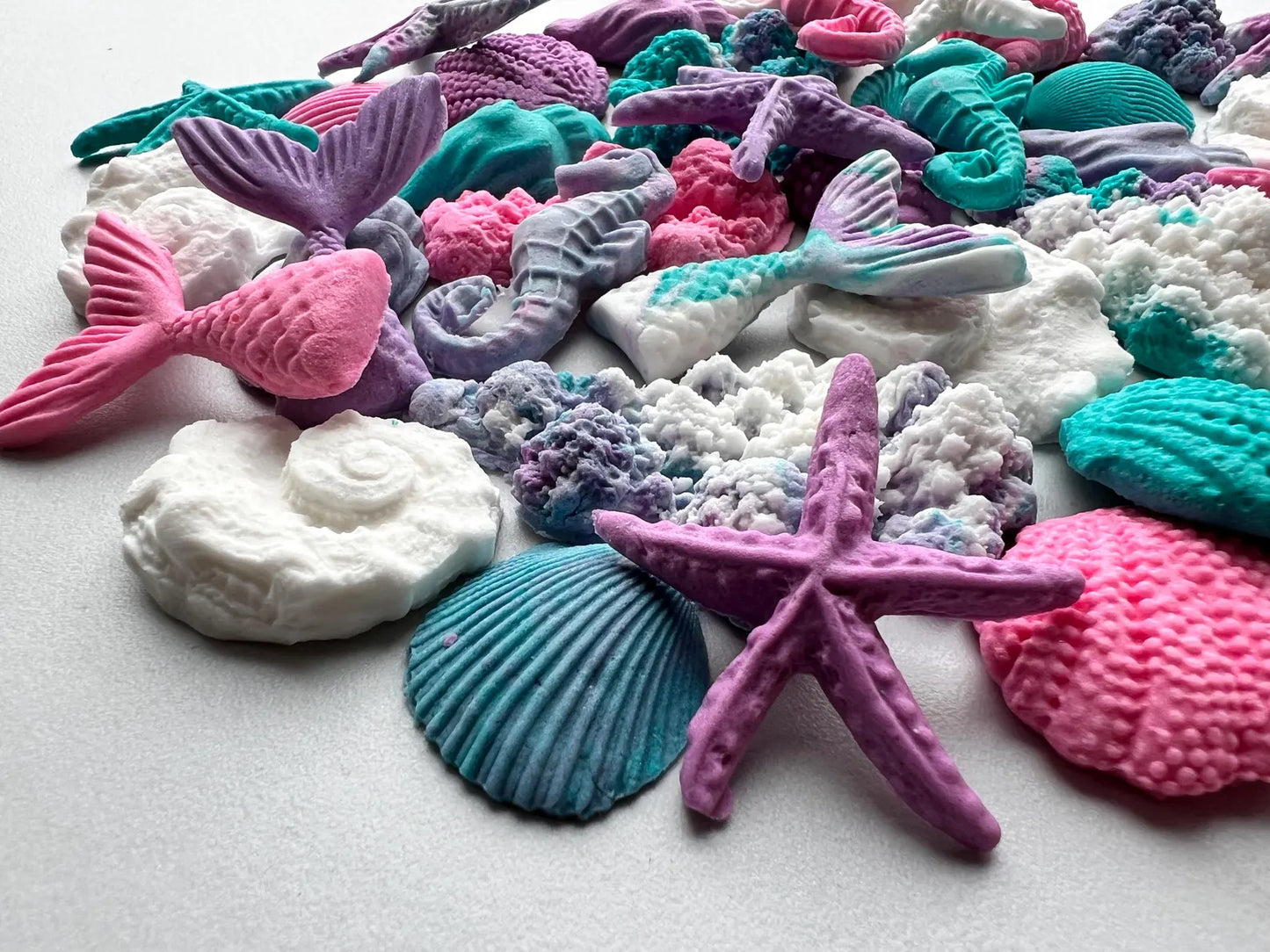 50 Edible Under the Sea Cake Decorations | Mermaid & Ocean Theme