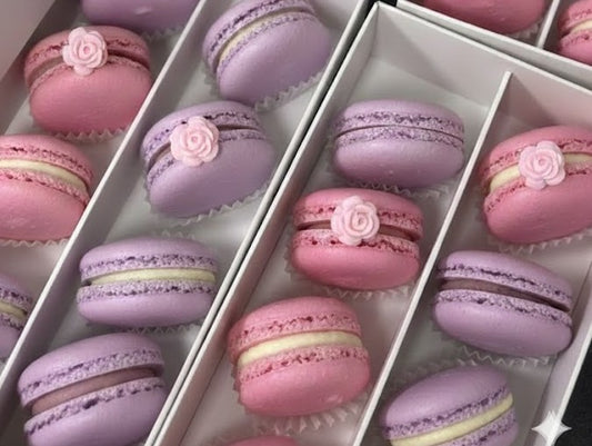 100 Edible Mini Rose Cake Decorations | Pink Sugar Flowers