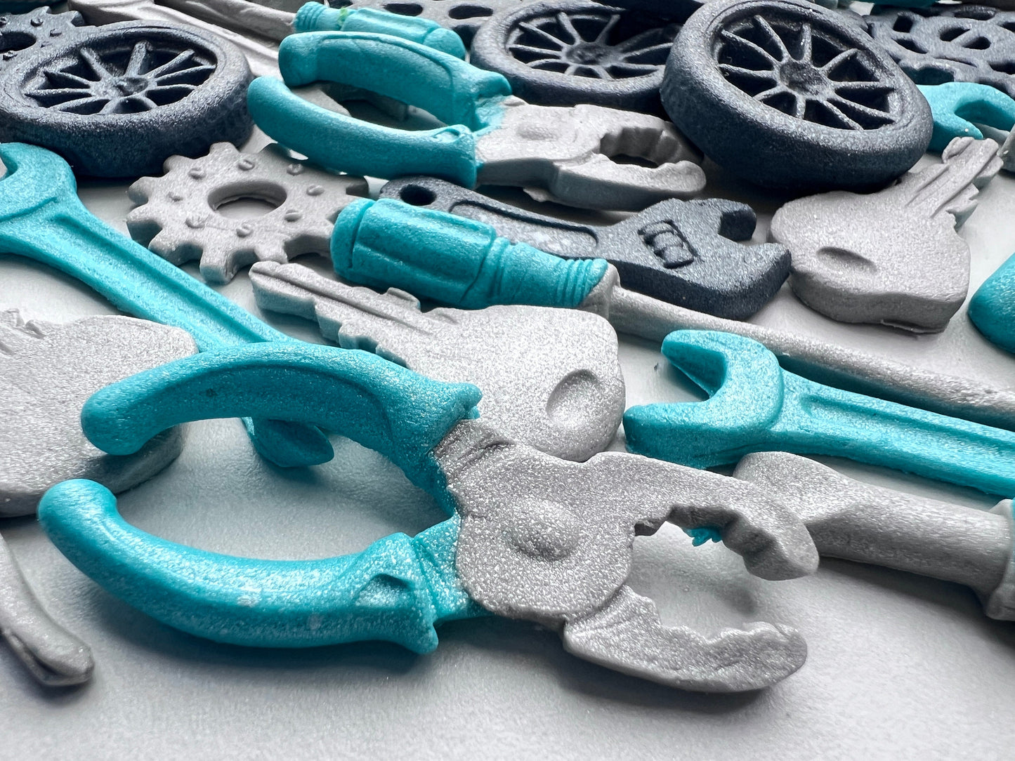 24 pc Mechanic Tools Fondant Cake Topper