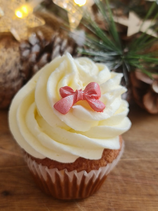 100 pcs. sugar fondant red bow cake topper decorationsNo Extra Fees for US Buyers