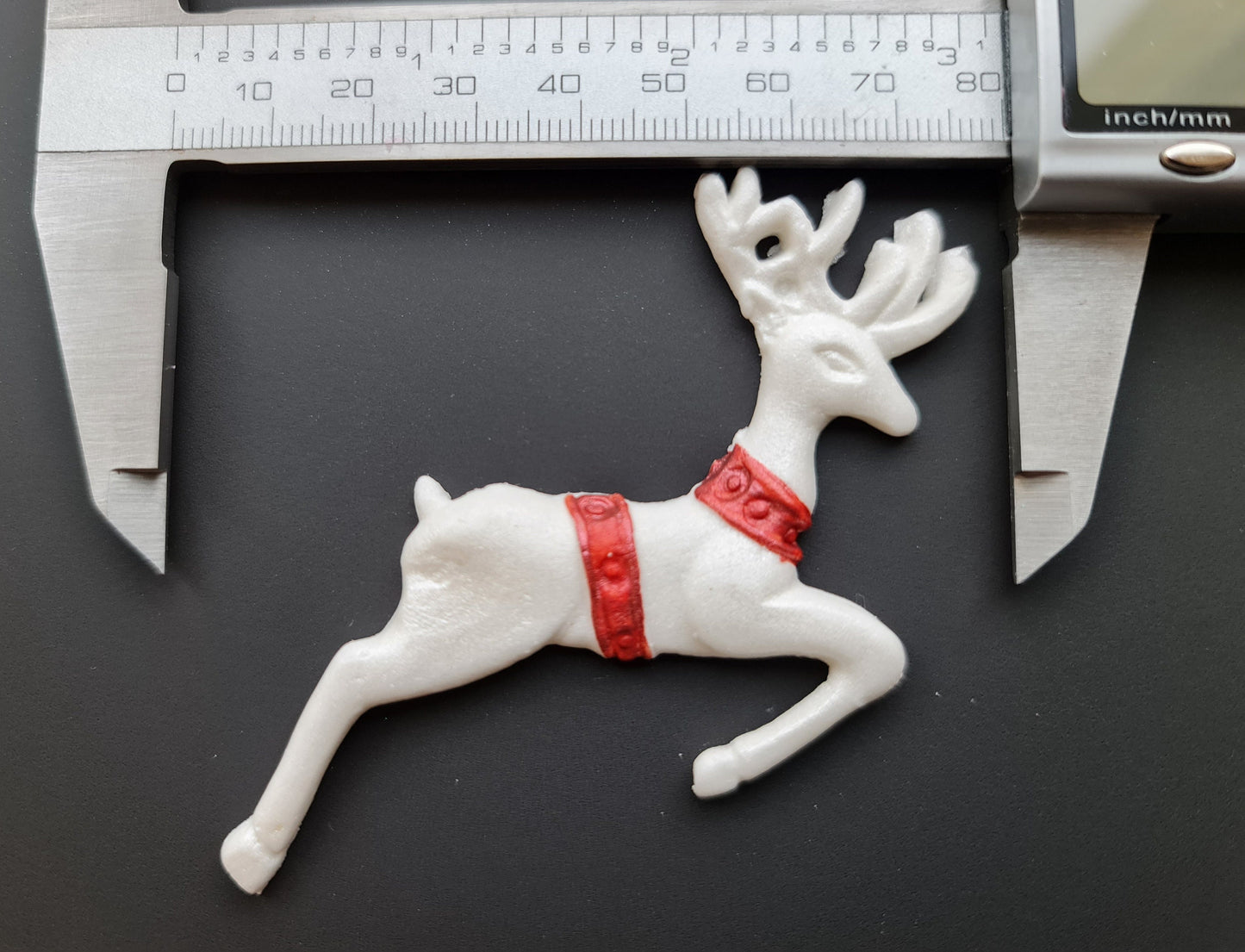 Edible sugar fondant Christmas cake topper, decorations, berries, leaves, reindeer, snowflakes, sprinklesNo Extra Fees for US Buyers
