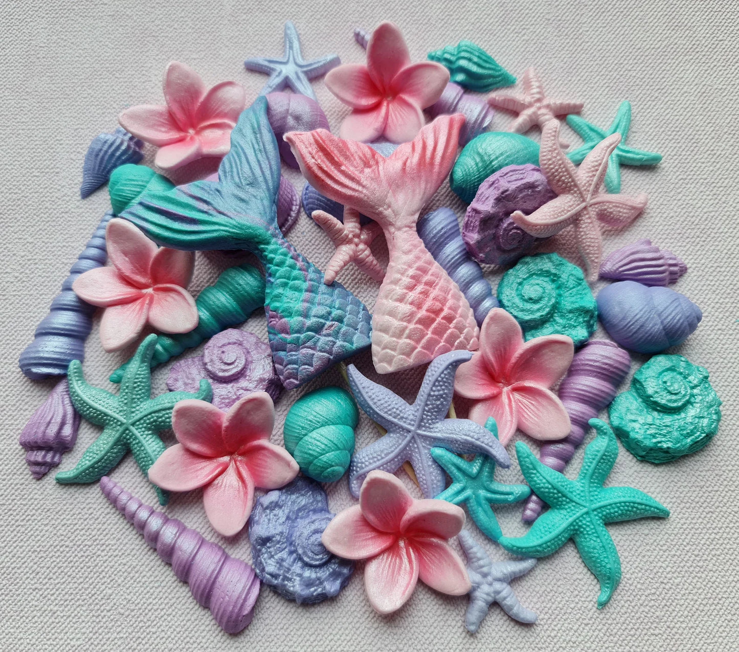 48 Edible Under the Sea Cake Decorations | Mermaid & Ocean Theme