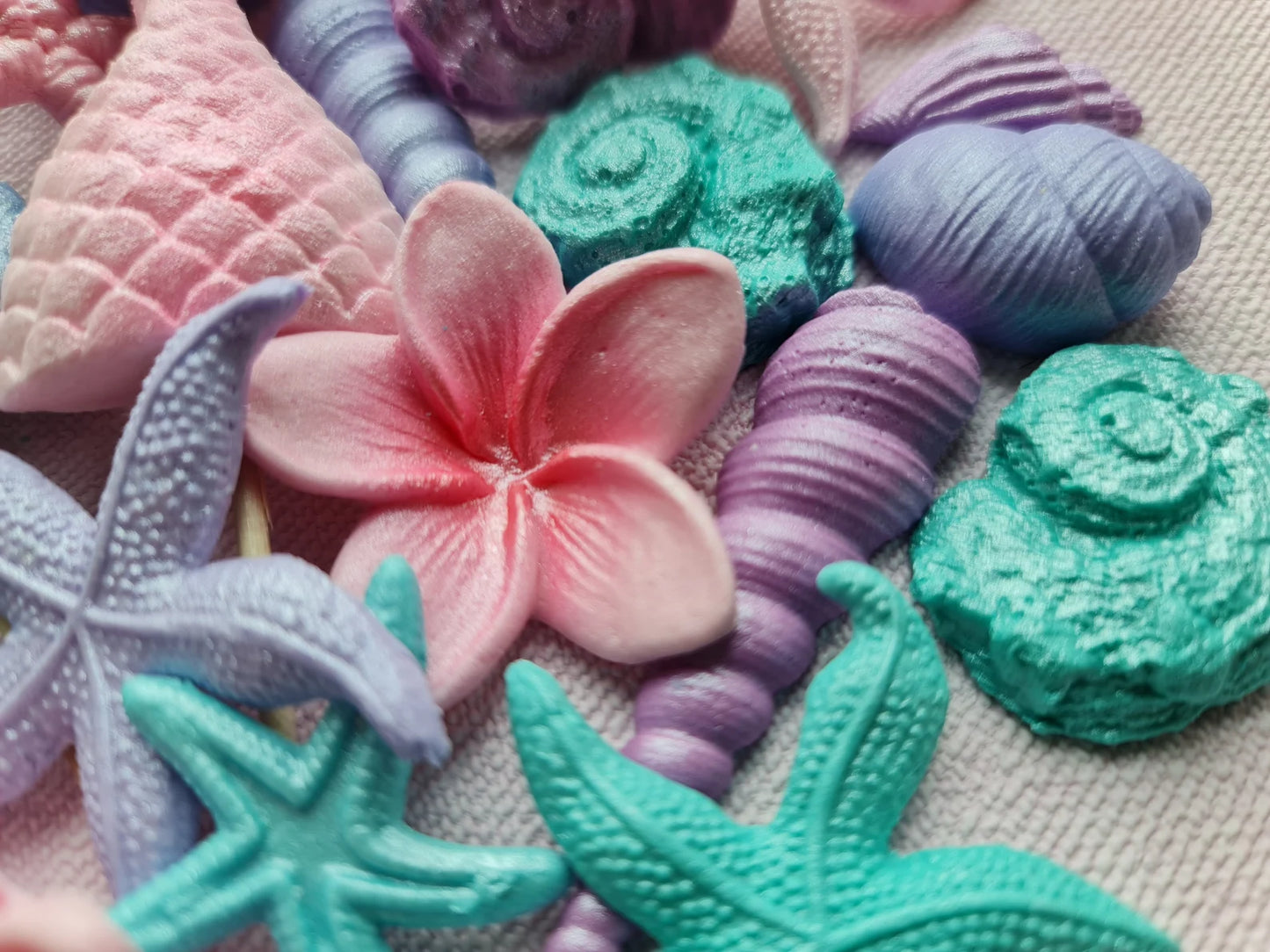 48 Edible Under the Sea Cake Decorations | Mermaid & Ocean Theme