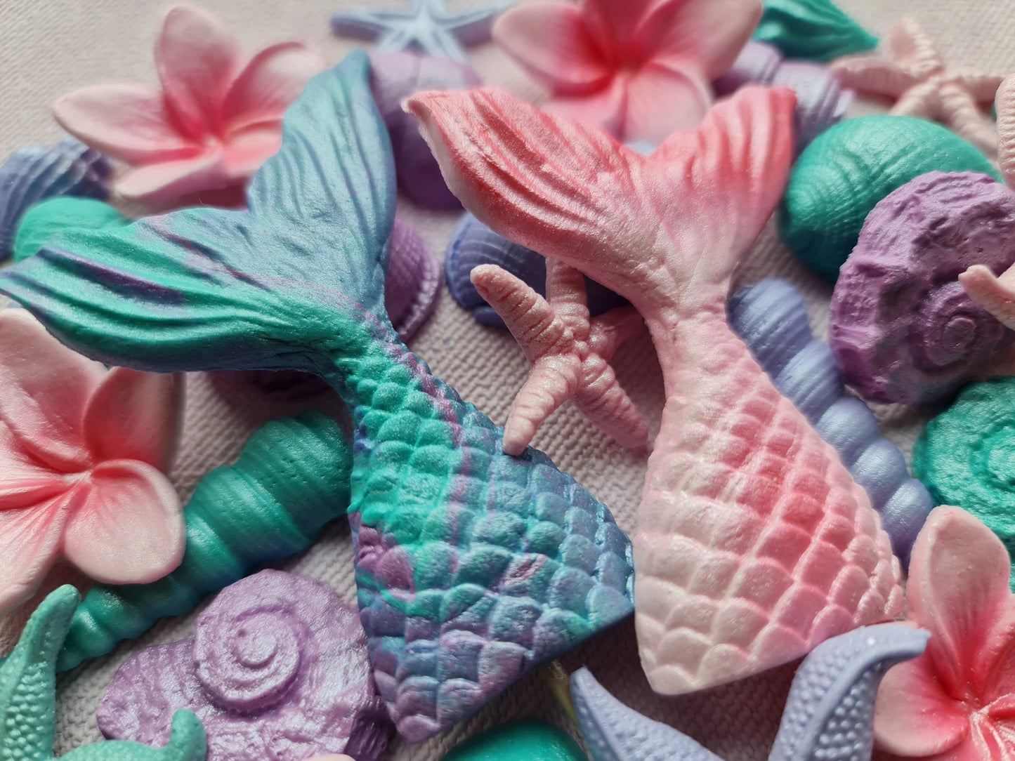 48 Edible Under the Sea Cake Decorations | Mermaid & Ocean Theme