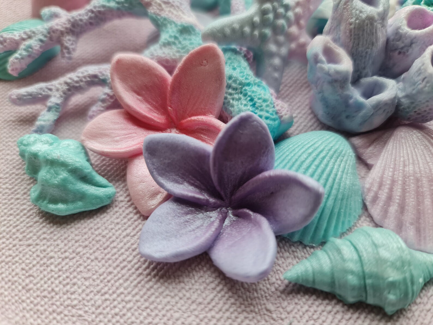 60 Edible Under the Sea Cake Decorations | Mermaid & Ocean Theme