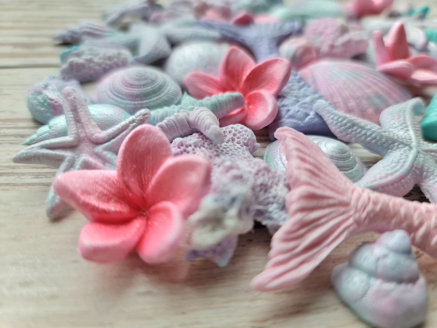 40 Edible Under the Sea Cake Decorations | Mermaid & Ocean Theme