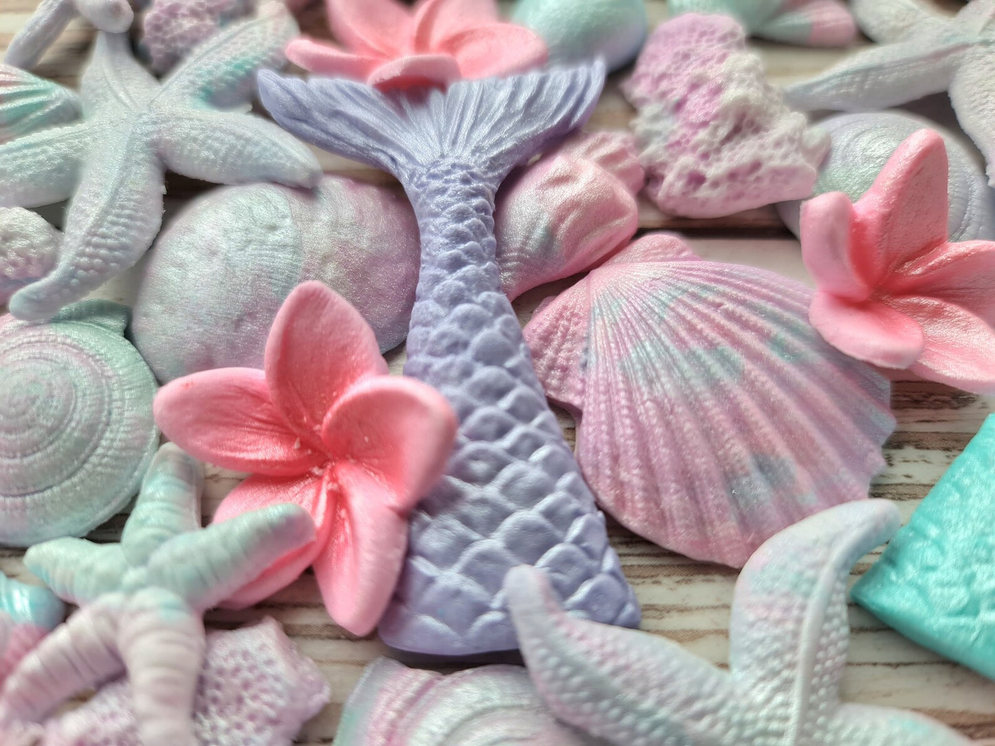 40 Edible Under the Sea Cake Decorations | Mermaid & Ocean Theme