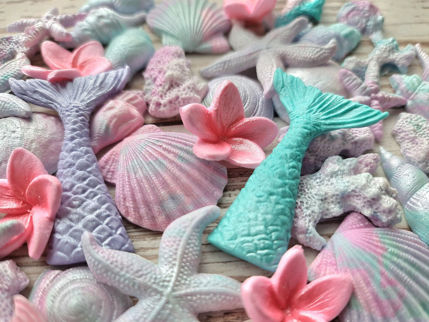 40 Edible Under the Sea Cake Decorations | Mermaid & Ocean Theme