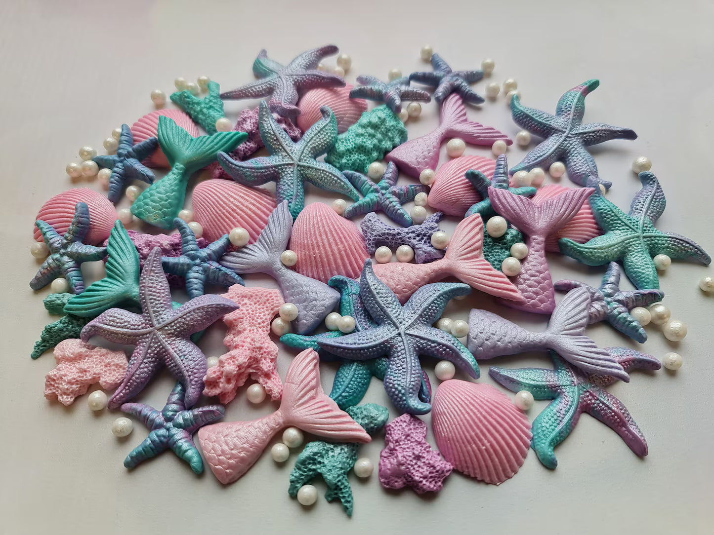 40 Edible Under the Sea Cake Decorations | Mermaid & Ocean Theme