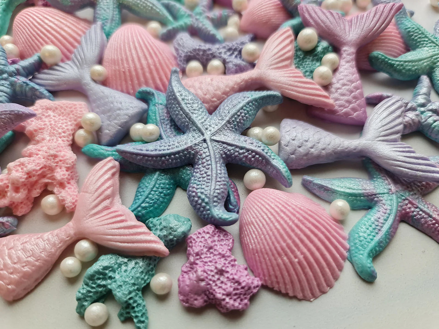 40 Edible Under the Sea Cake Decorations | Mermaid & Ocean Theme