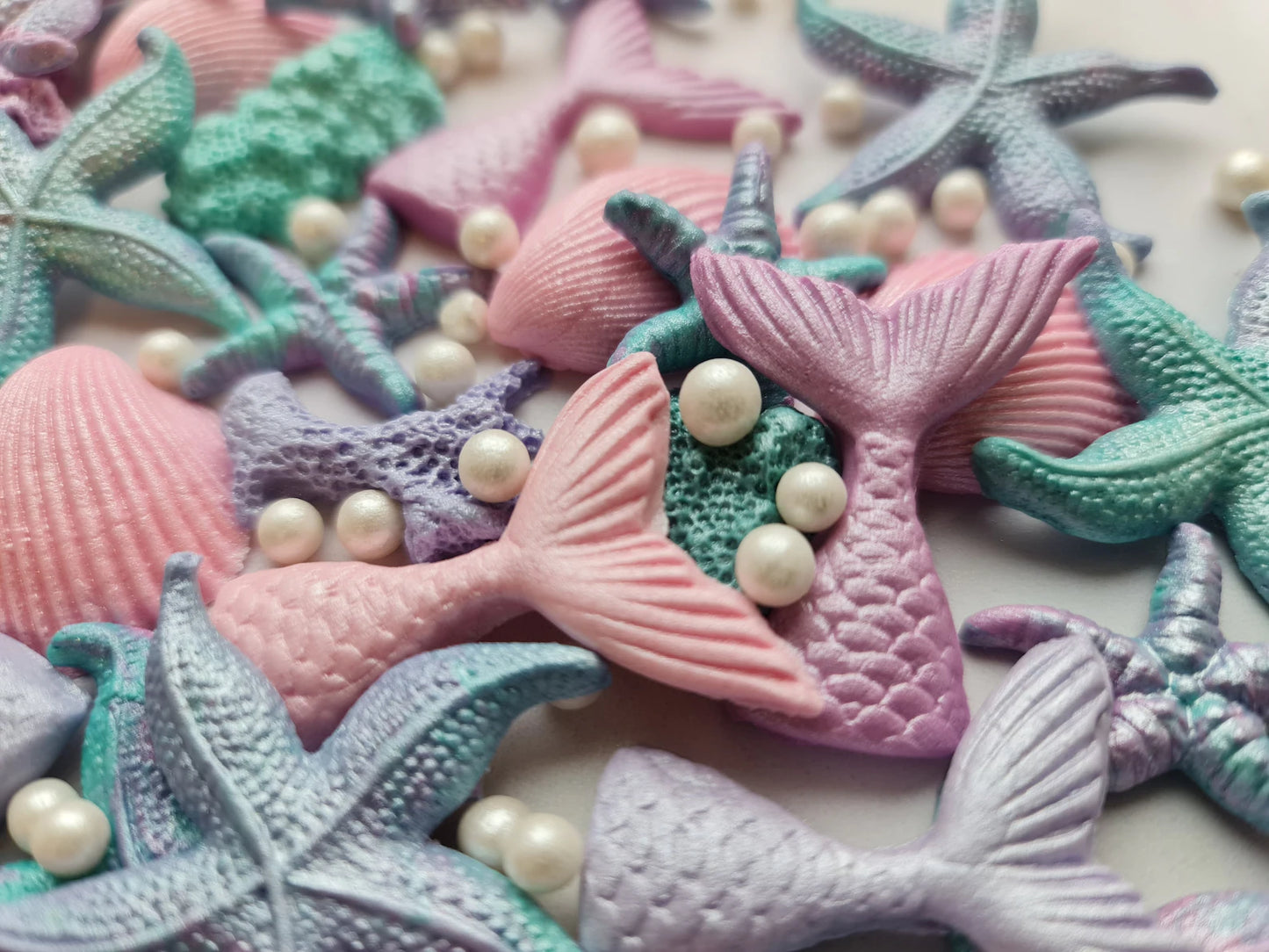 40 Edible Under the Sea Cake Decorations | Mermaid & Ocean Theme