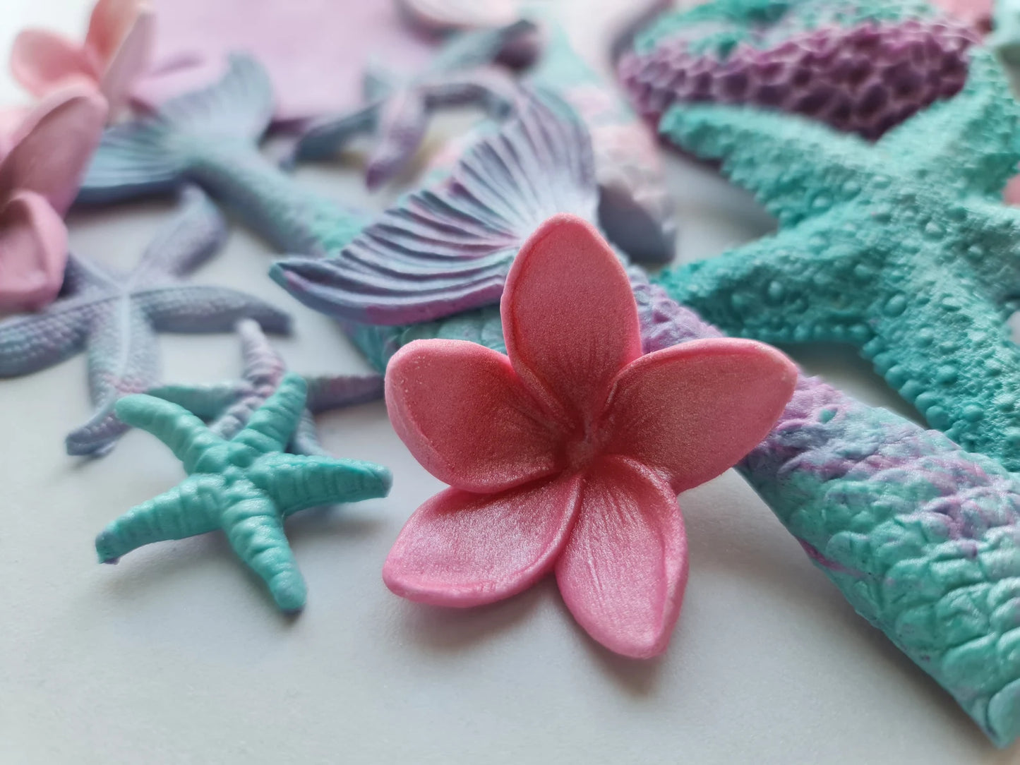 24 Edible Under the Sea Cake Decorations | Mermaid & Ocean Theme