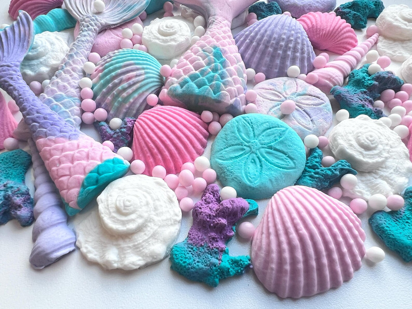 30 Edible Under the Sea Cake Decorations | Mermaid & Ocean Theme