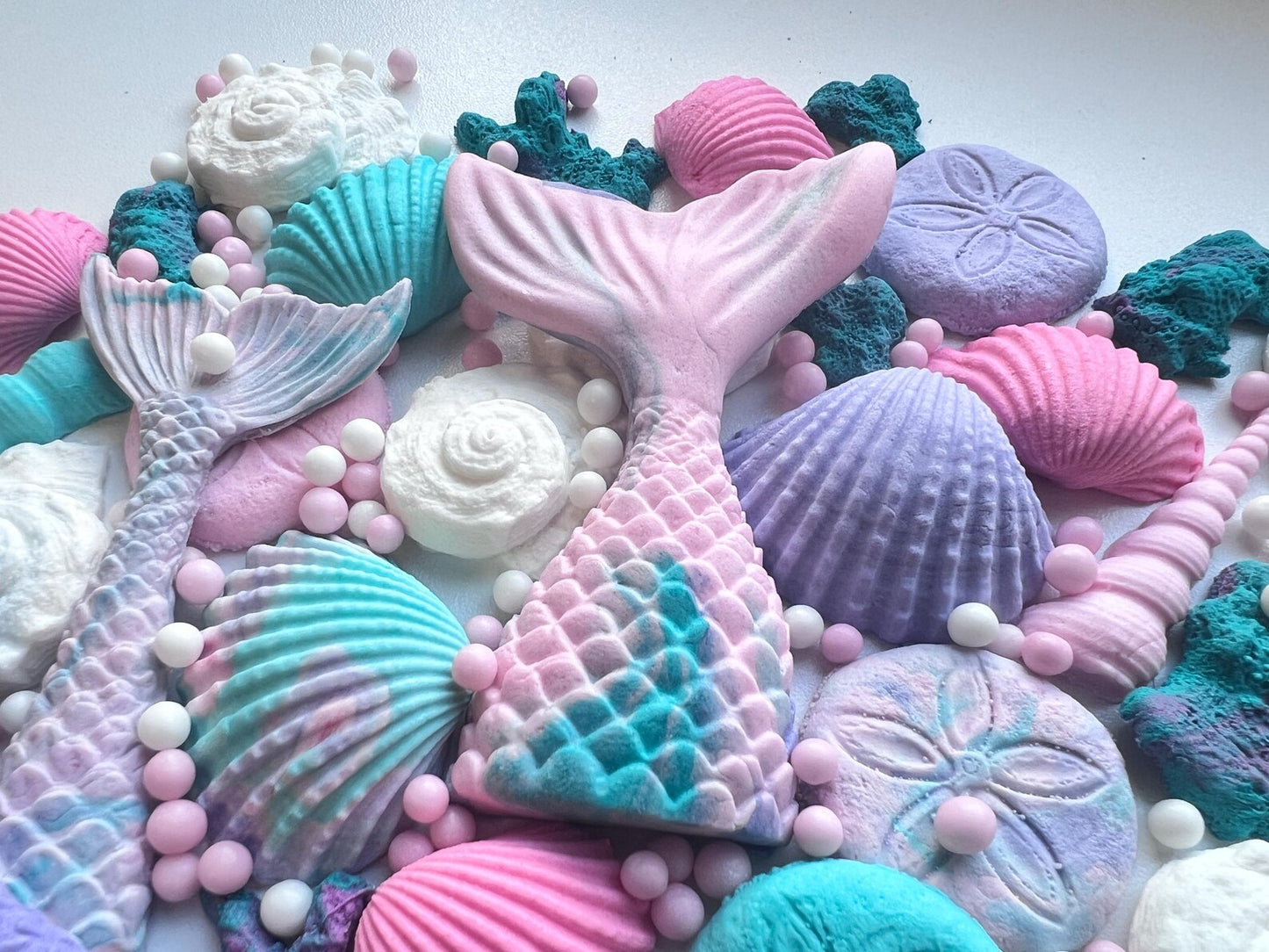 30 Edible Under the Sea Cake Decorations | Mermaid & Ocean Theme