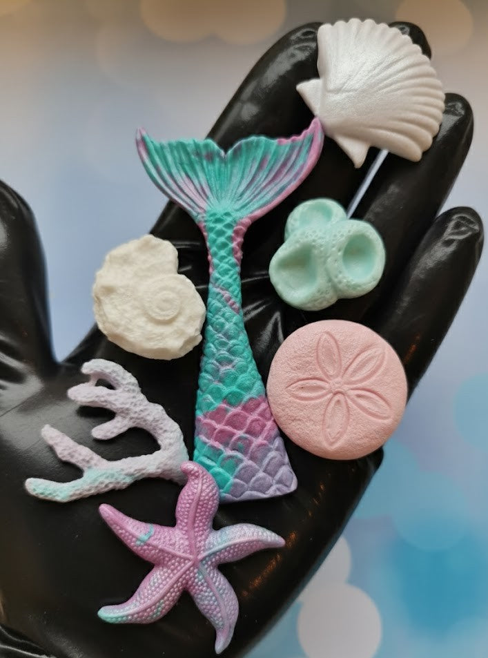 40 Edible Under the Sea Cake Decorations | Mermaid & Ocean Theme